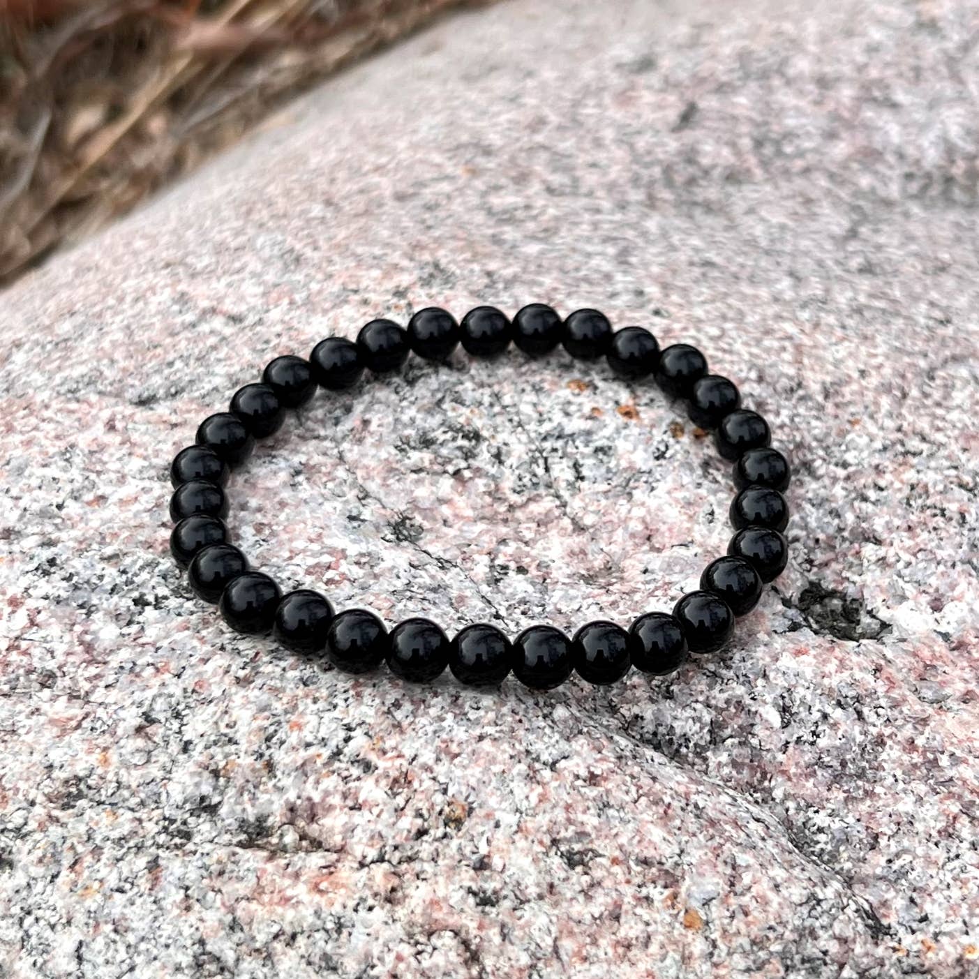 Elastic Bracelets - Black Onyx