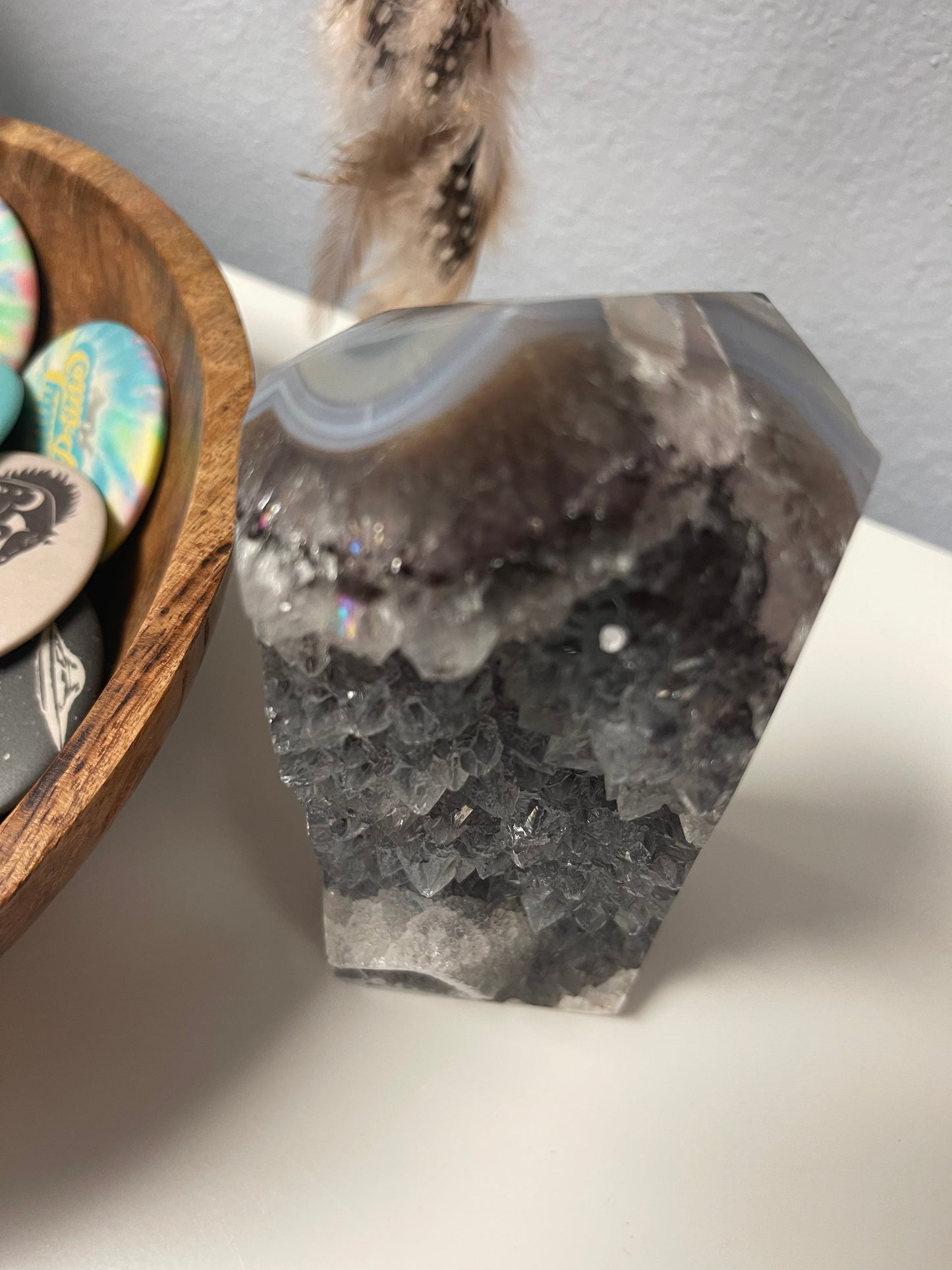 Druzy Agate Tower - Large
