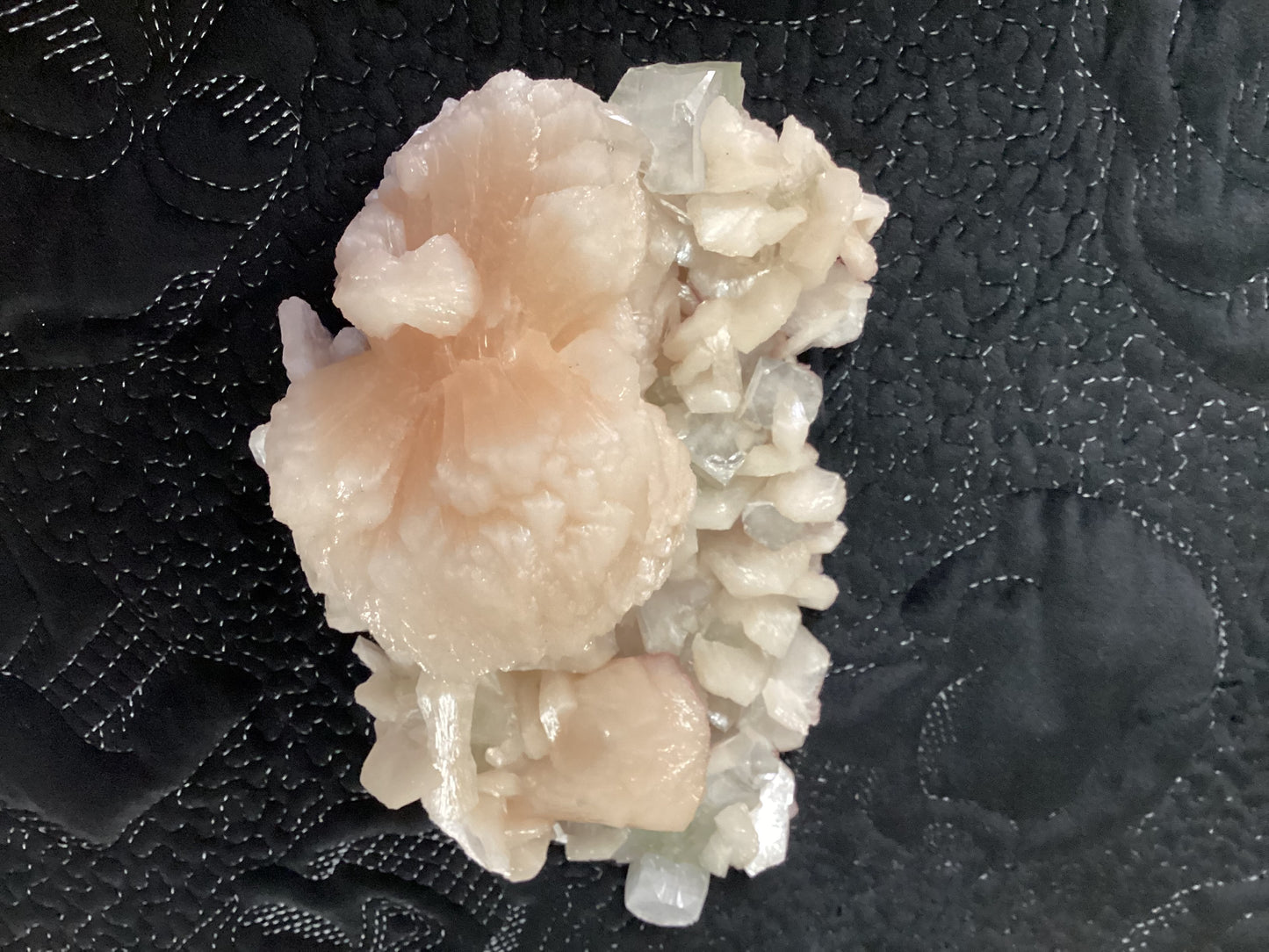 Green Apophyllite Stilbite - Large