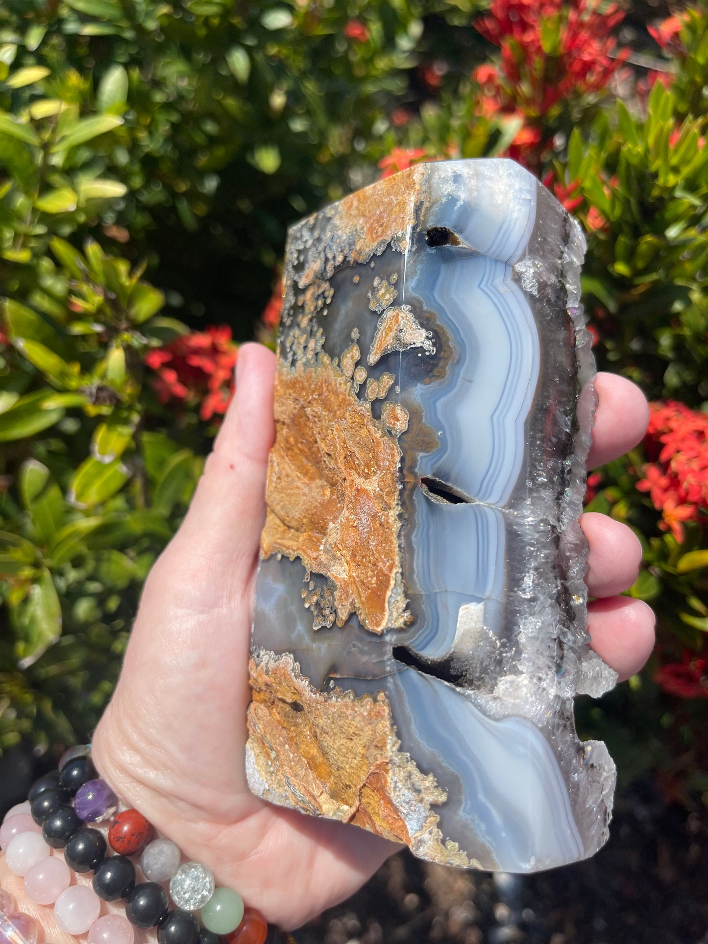 Druzy Agate Tower - Large