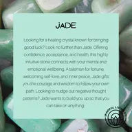 Crystal Clear Column Insert Refill - Jade