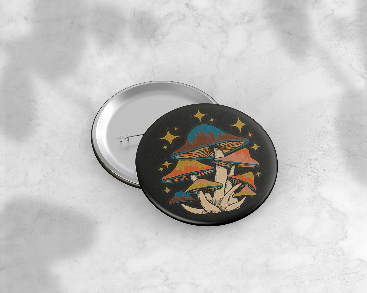 Groovy Mushroom Button