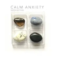 Calm anxiety collection crystal set