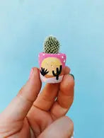 Desert snow mini planter