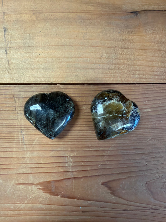 Labradorite Heart
