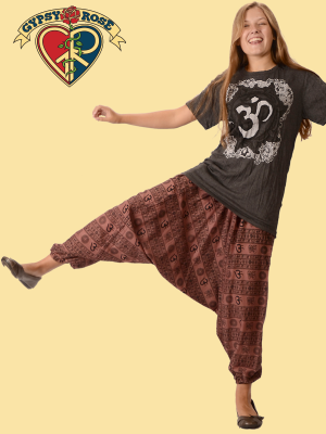 Om Of Wisdom Funky Style Harem Pants