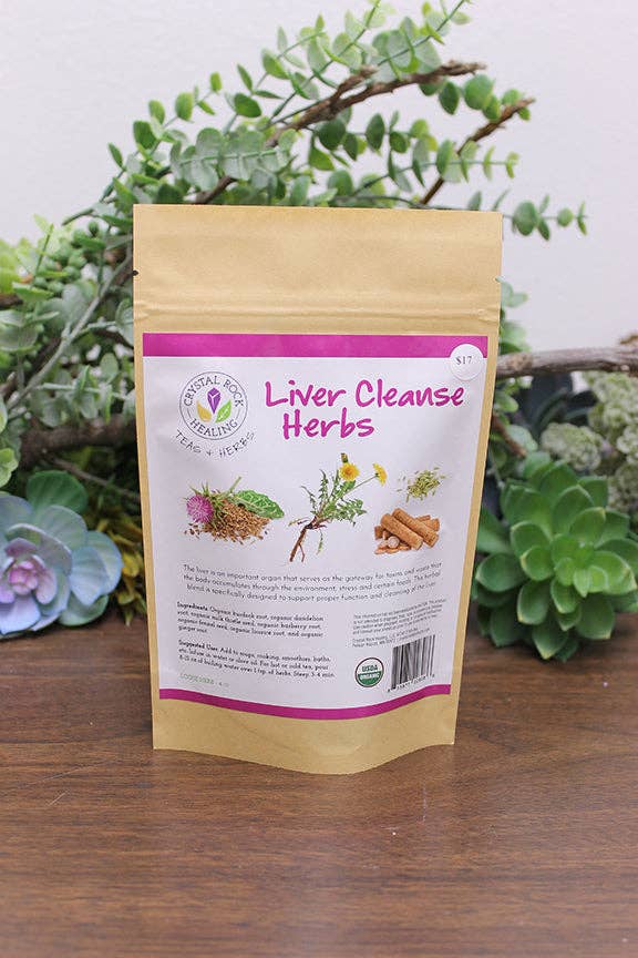 Crystal Rock Healing, LLC - Liver Cleanse Loose Herbs 4oz Organic