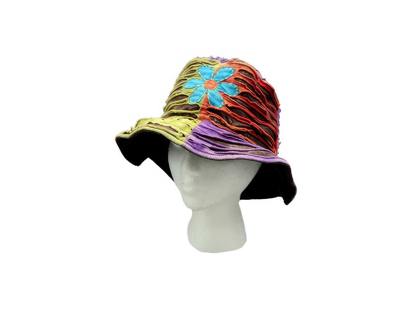 Cotton Strippy Bucket Hat