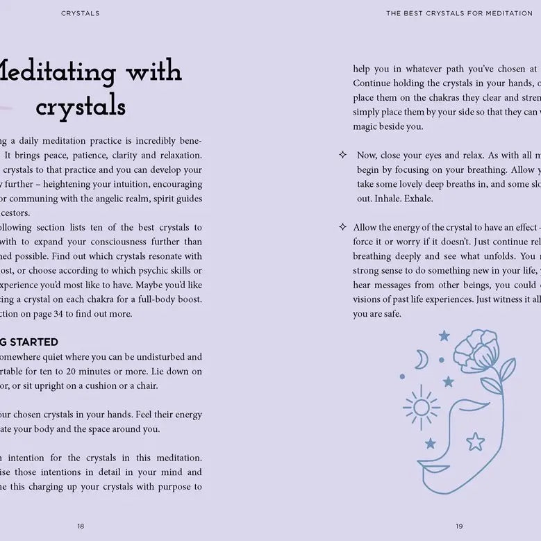 Crystals Book & Card Deck