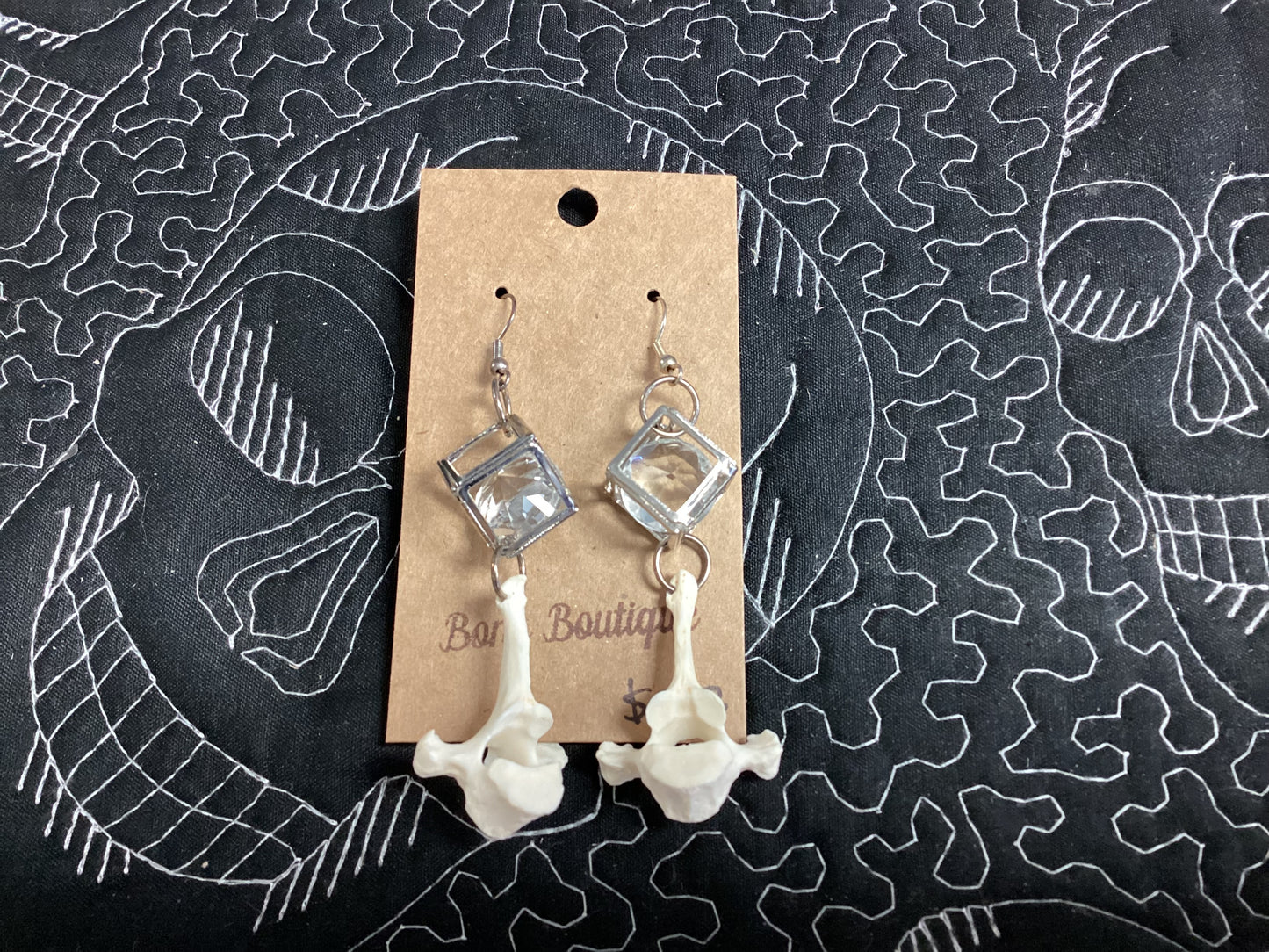 American River Otter Bone Earrings