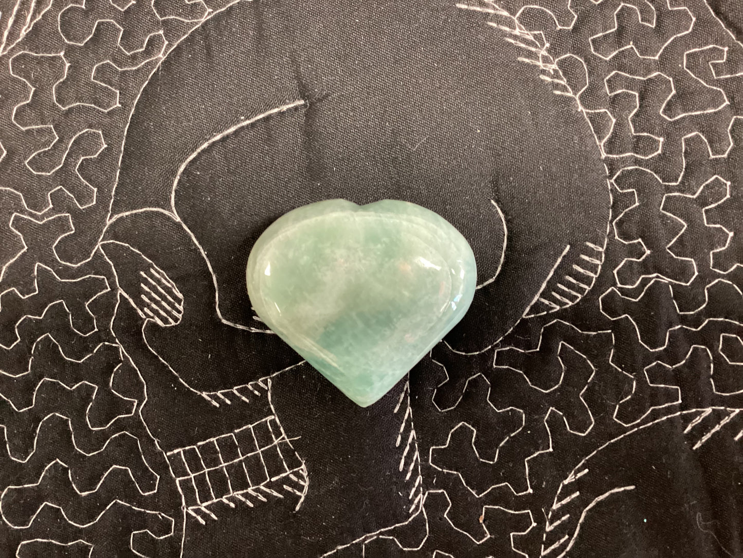 Amazonite Heart