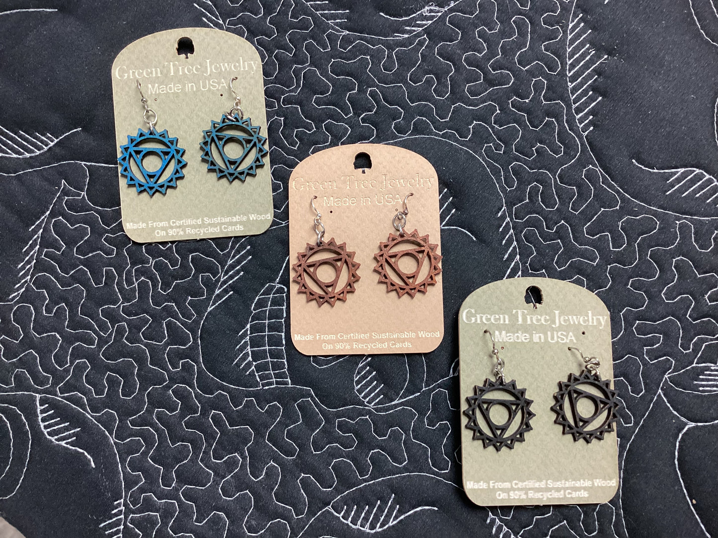 Vishuddha Chakra Earrings