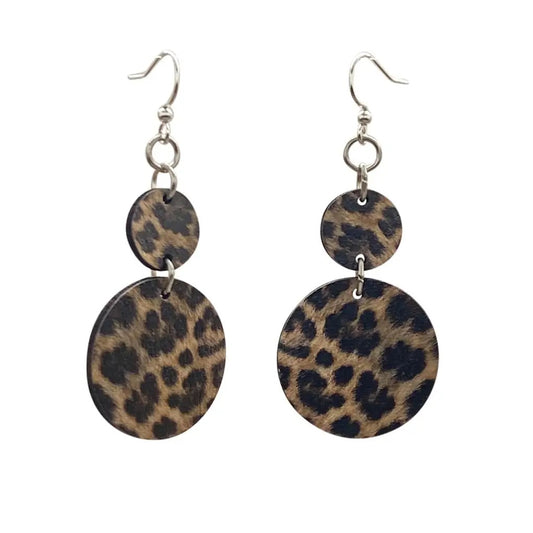 Leopard Print Earrings