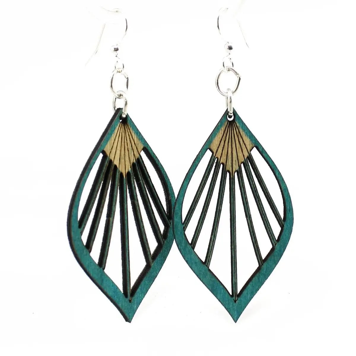 Fan Leaf Palm Earrings