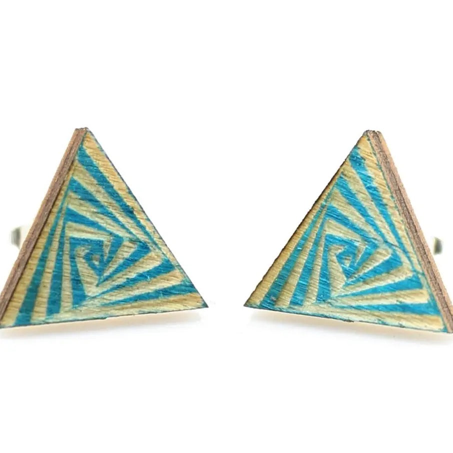 Hippy Triangle Stud Earrings