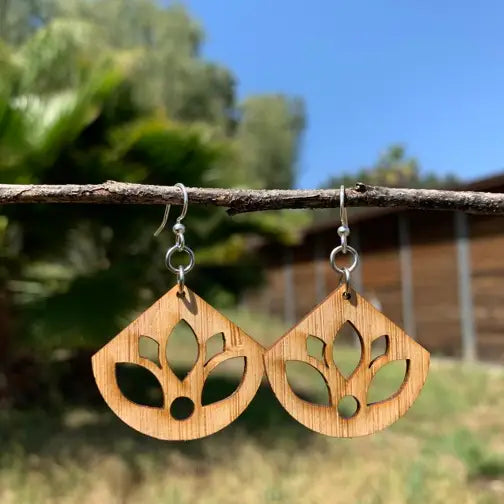 Lotus Bamboo Earrings