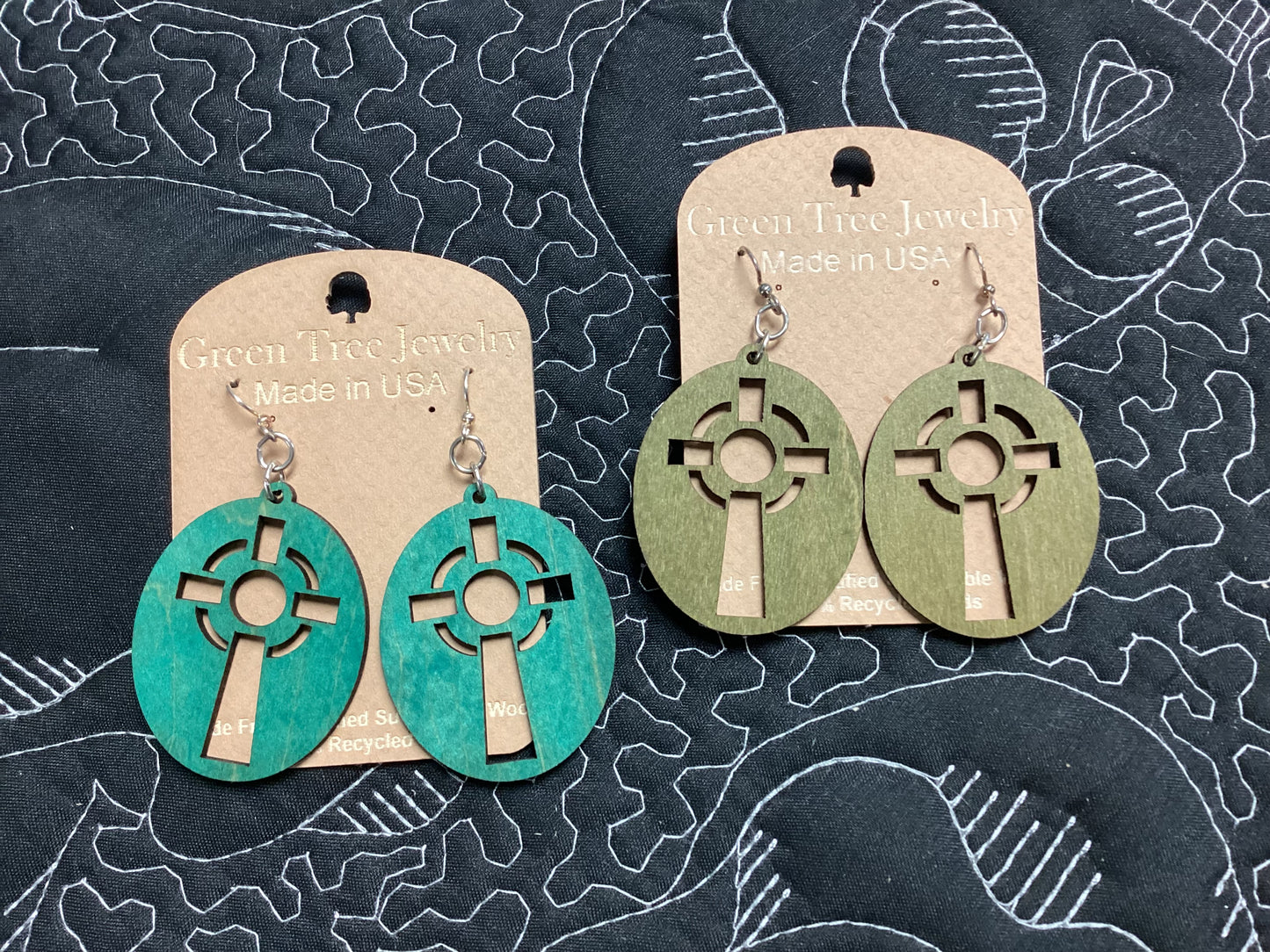 Celtic Cross Earrings