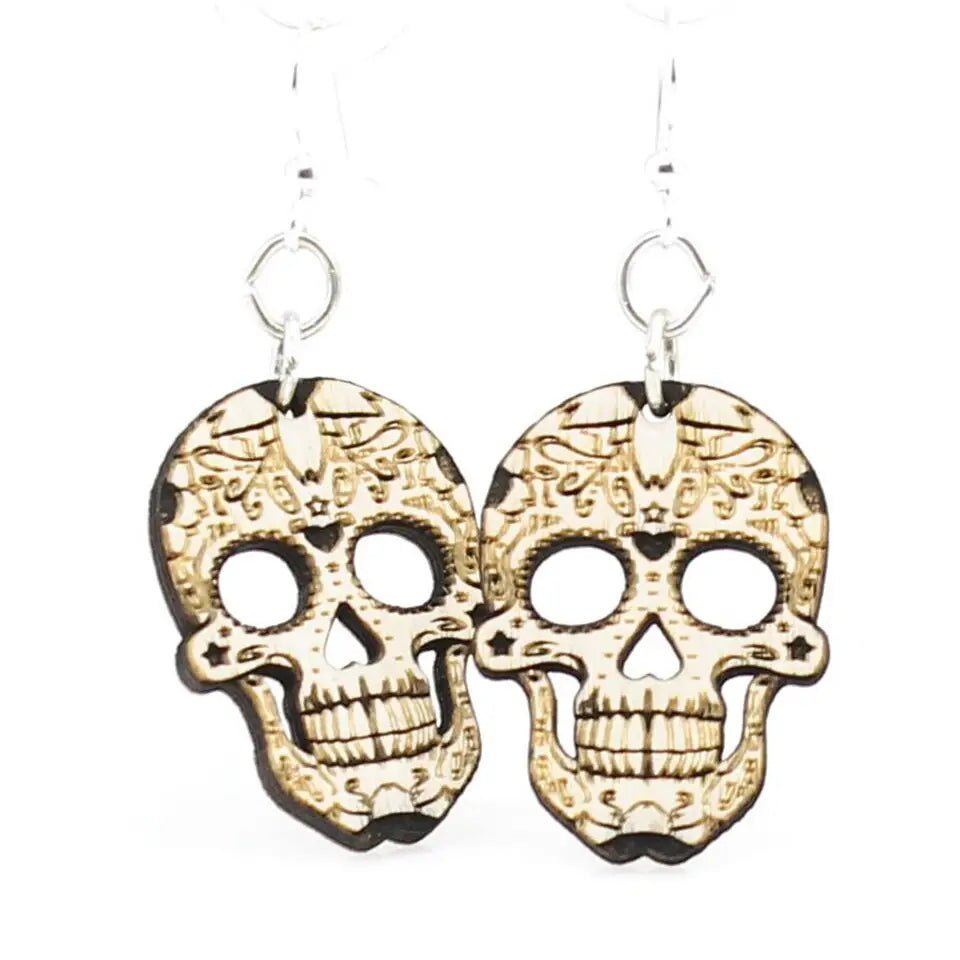 Blossom Sugar Skull Earrings