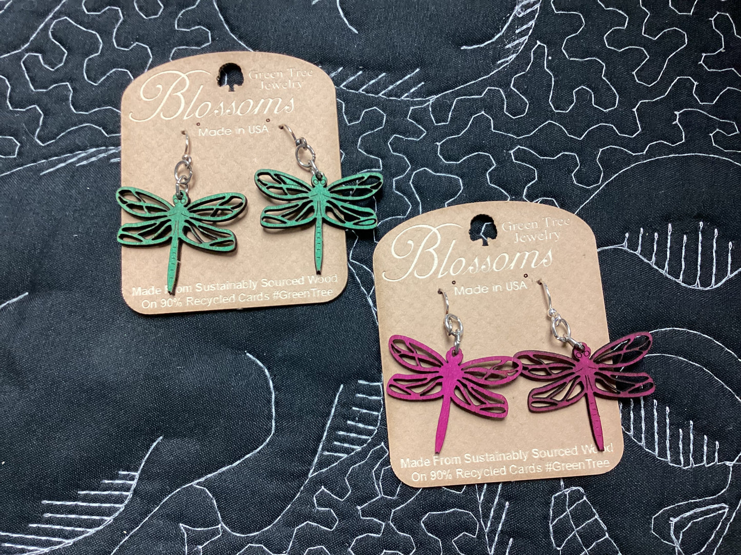 Dragonfly Blossoms Earrings