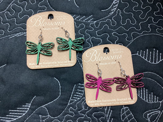Dragonfly Blossoms Earrings
