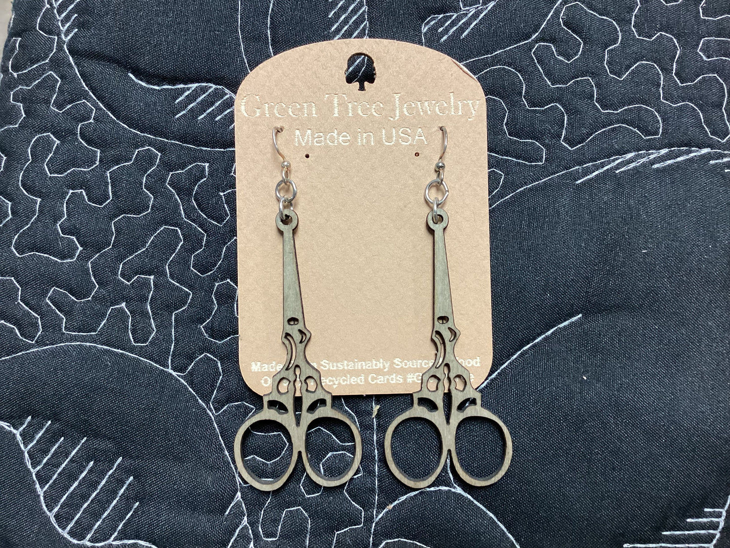 Seamstress Scissor Earrings