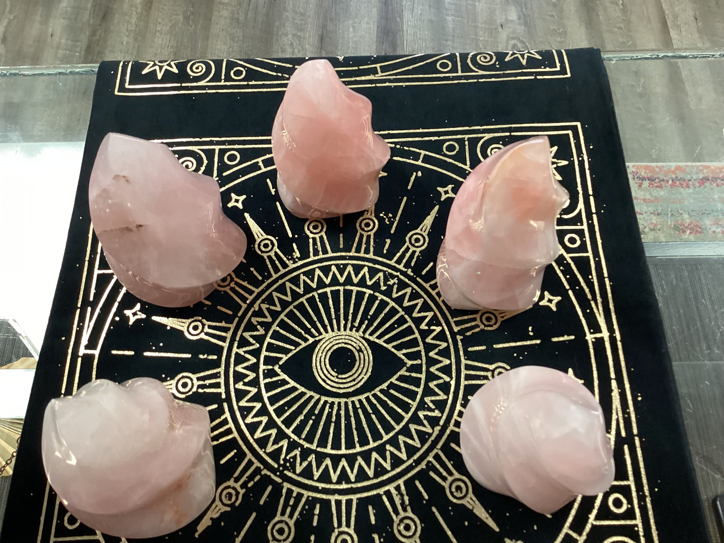 Rose Quartz Freeform Flames