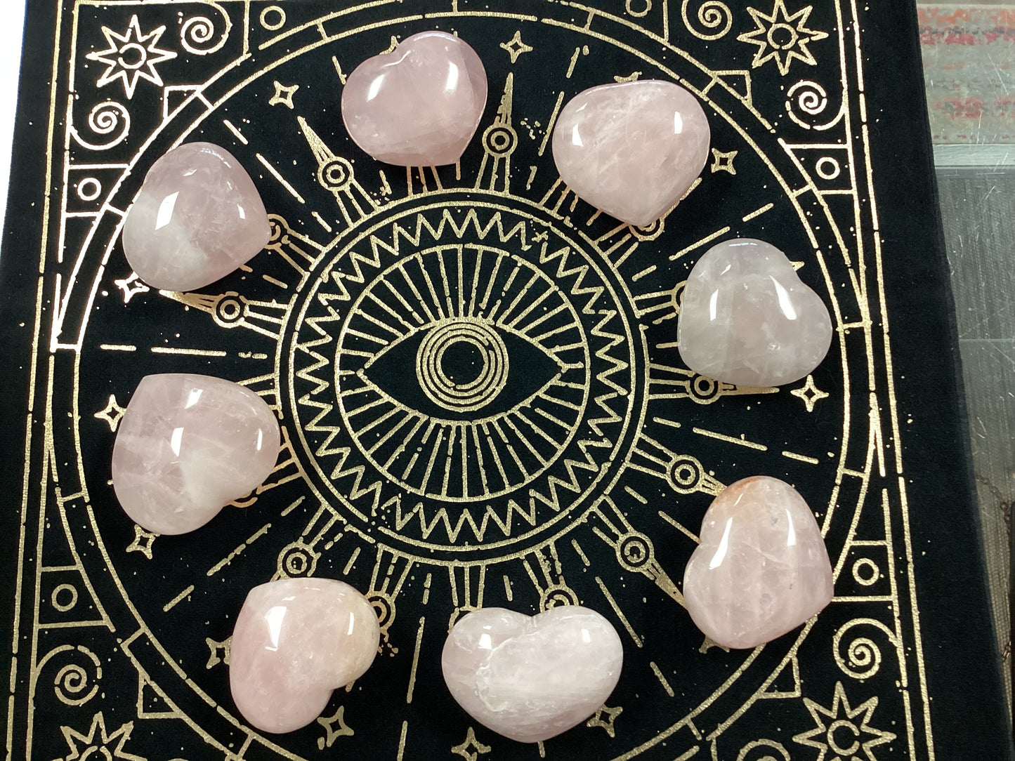 Rose Quartz Hearts