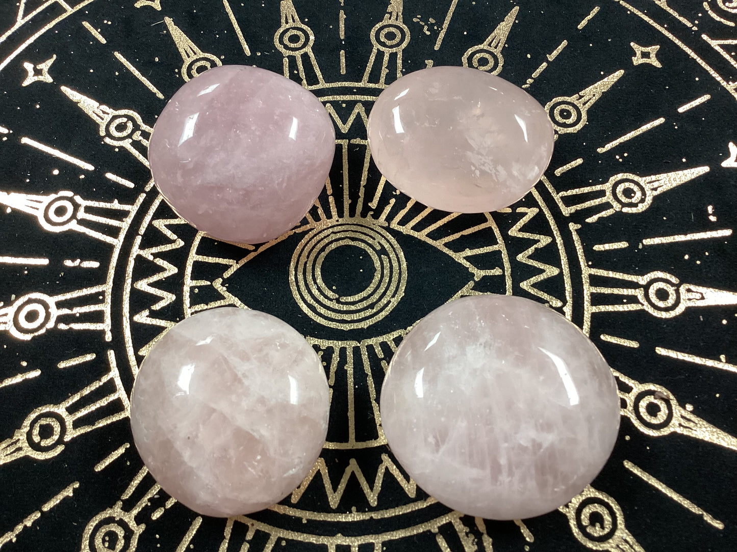 Rose Quartz Palm Stones