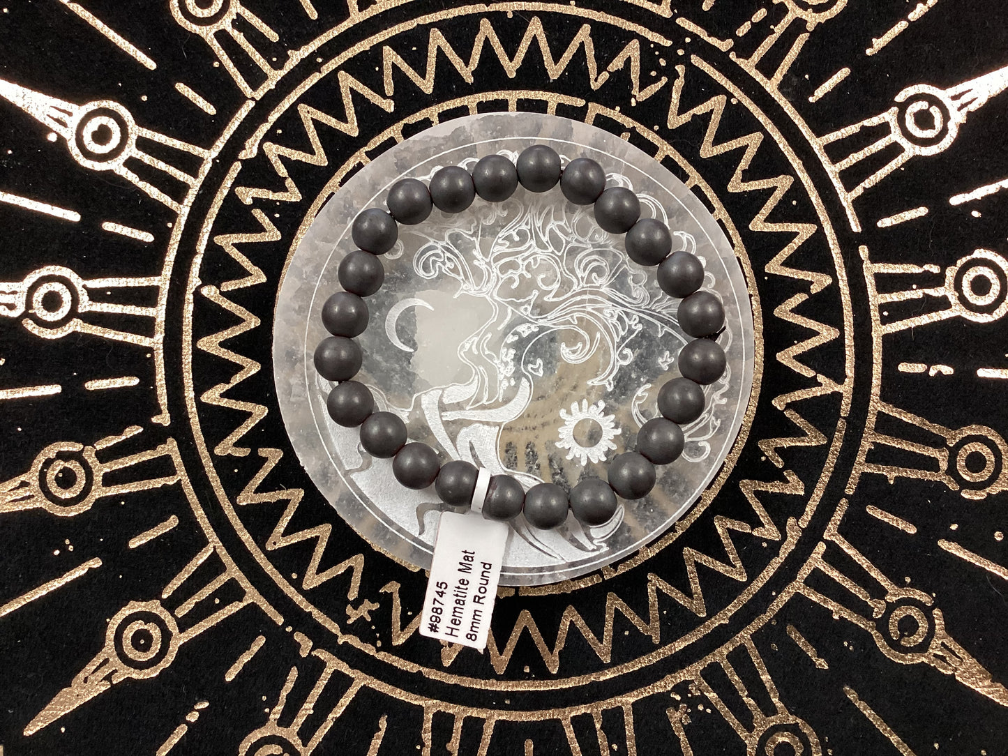 Elastic Bracelet - Matte Hematite