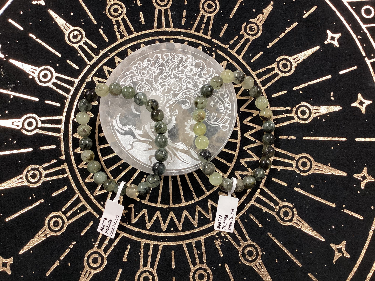 Elastic Bracelets - Prehnite