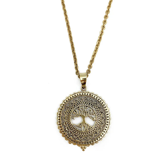 Tree of Life Gold Necklace