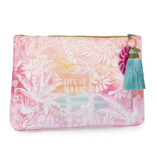 Large Tassel Pouch - Jungle Magic