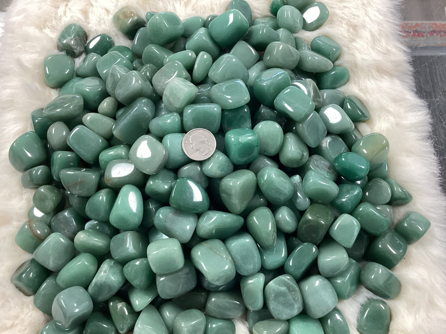 Tumbled Green Aventurine - Light Green