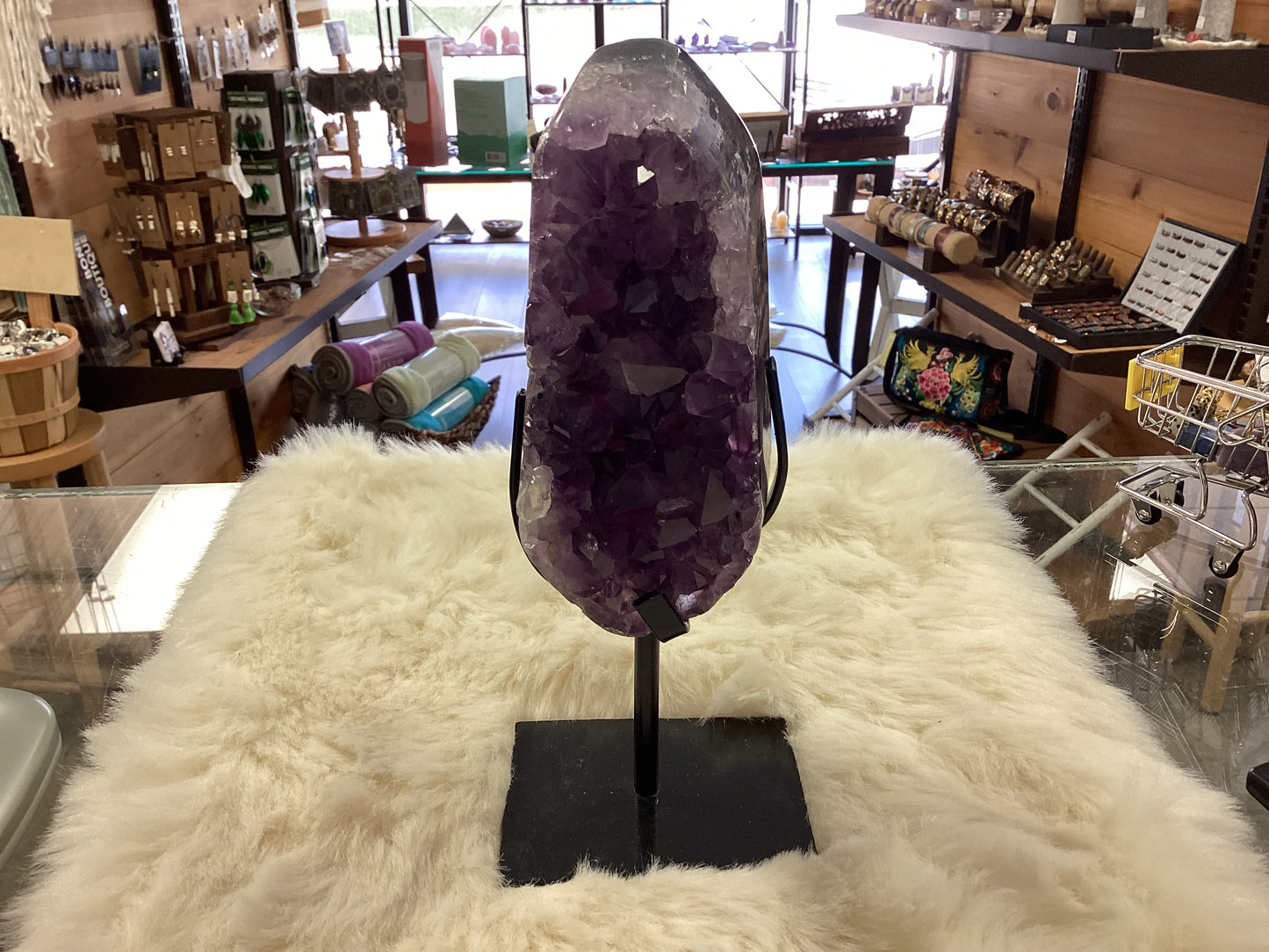 Amethyst Cluster on Stand