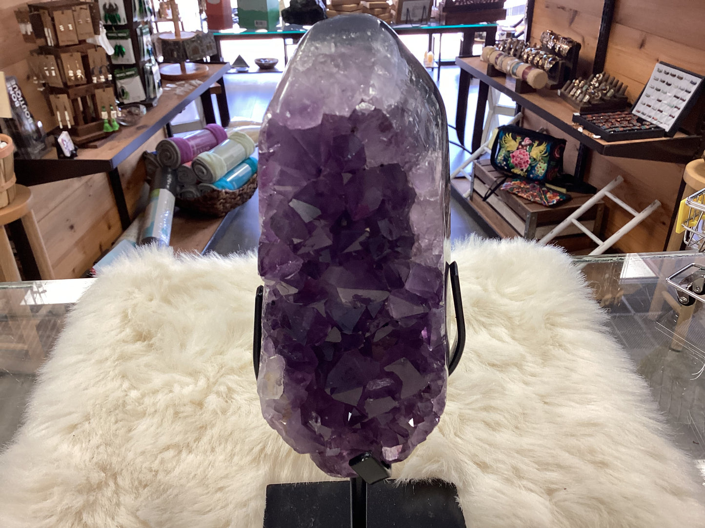 Amethyst Cluster on Stand