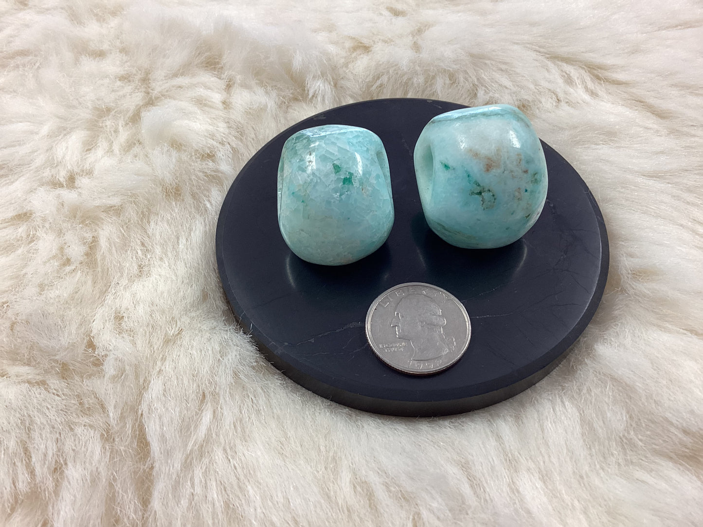 Blue Aragonite Skulls - Small