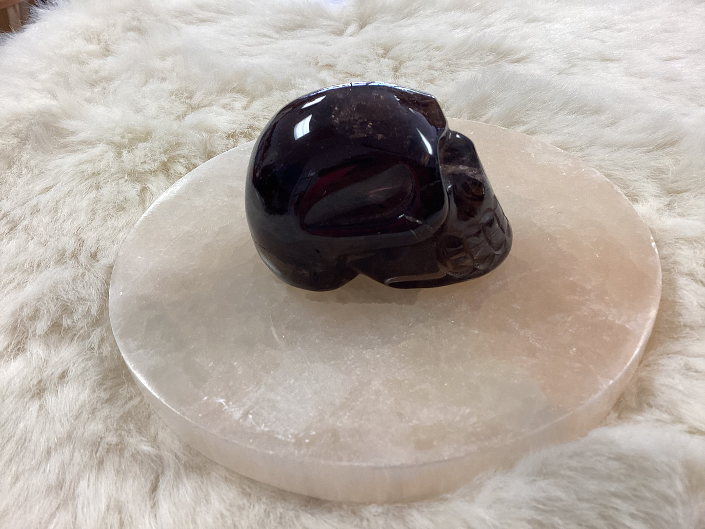 Smoky Quartz Skull - Medium