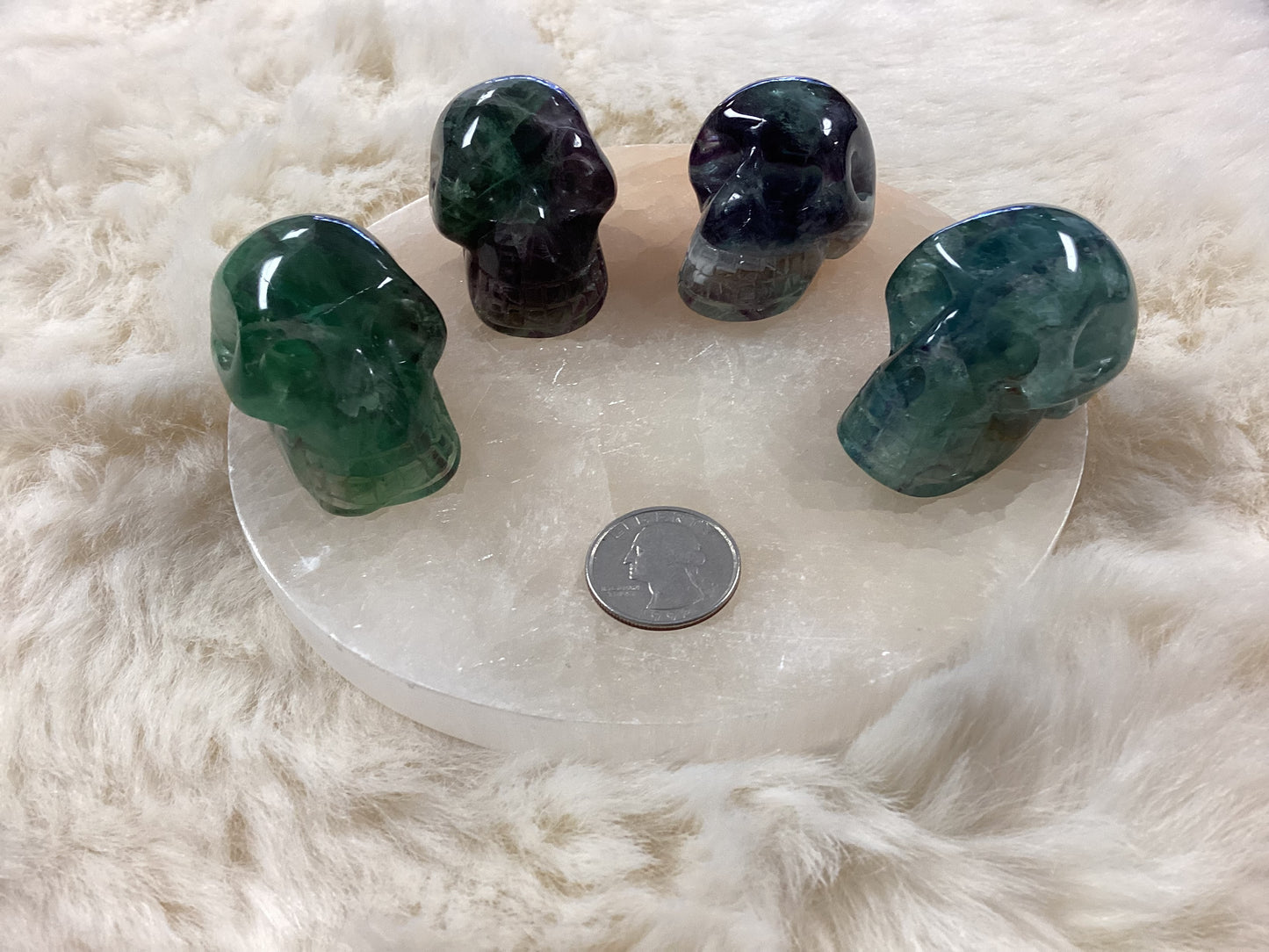 Fluorite Skulls - Medium
