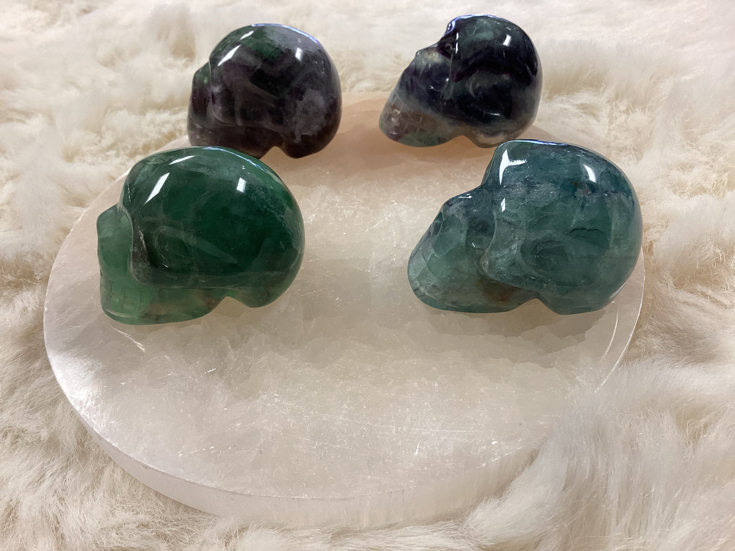 Fluorite Skulls - Medium
