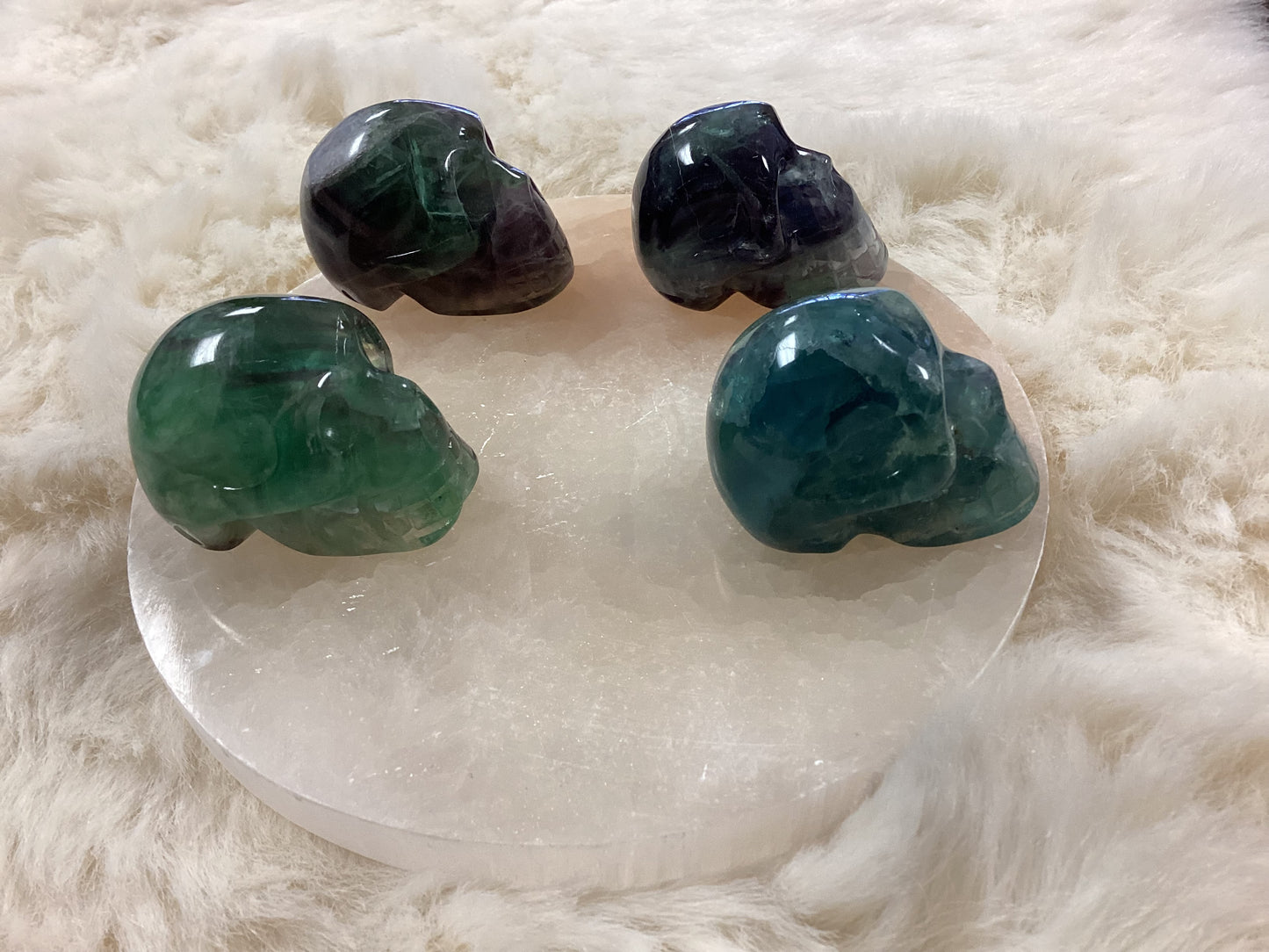 Fluorite Skulls - Medium