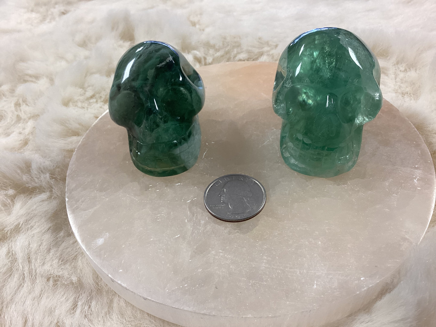 Fluorite Skulls - Large