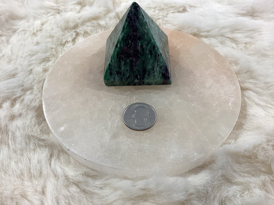 Ruby Zoisite Pyramid