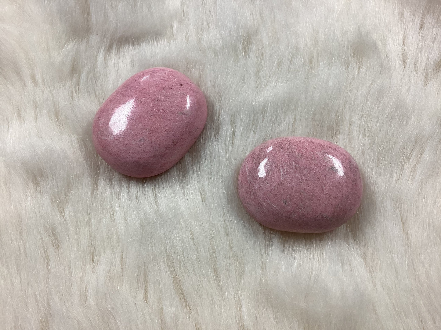 Thulite Palm Stones