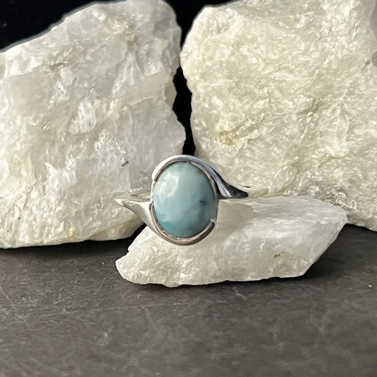 Larimar Ring Cab Twist