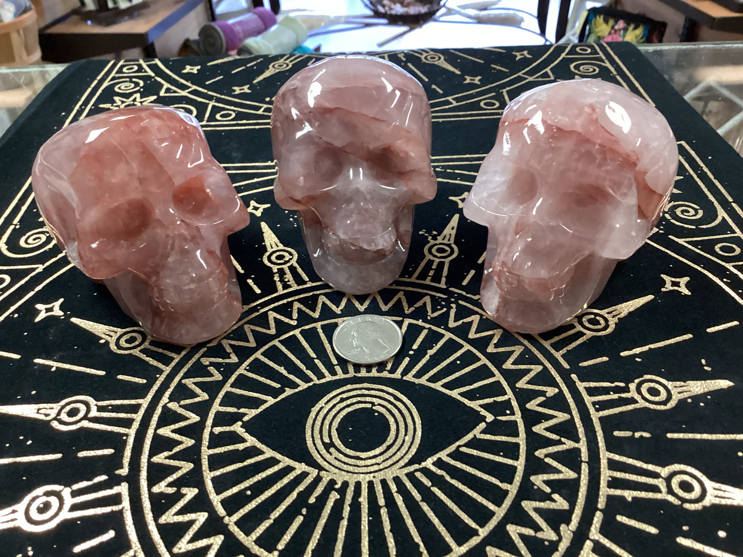 Hematoid Crystal Skulls