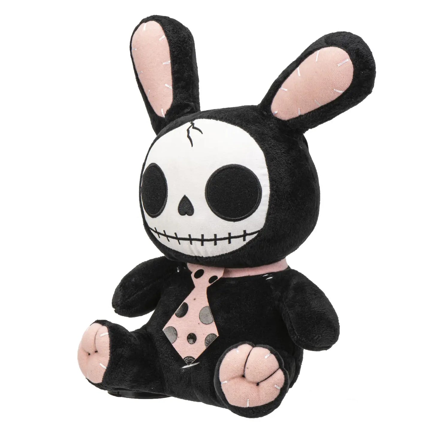 Furrybones Black/Pink Bun Bun Stuffed Plush