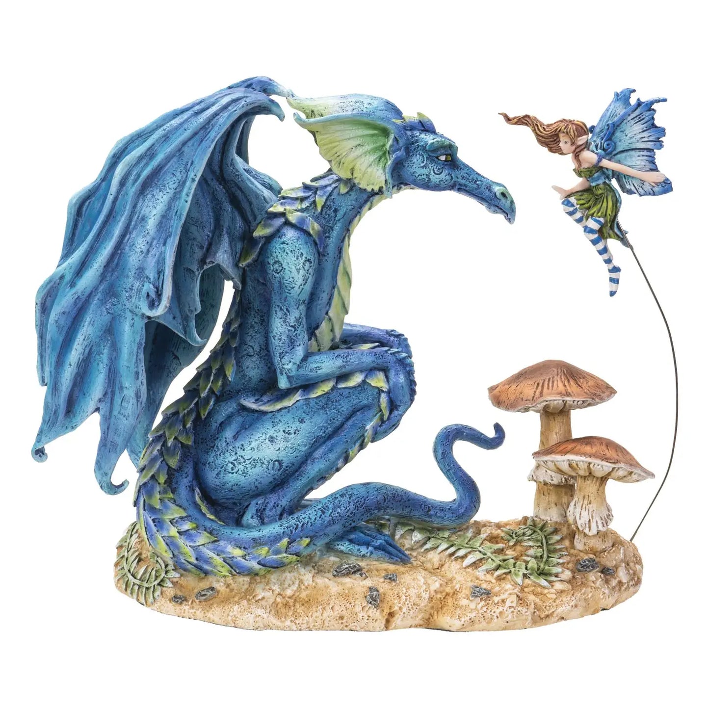 Amy Brown Close Encounter Fairy and Dragon