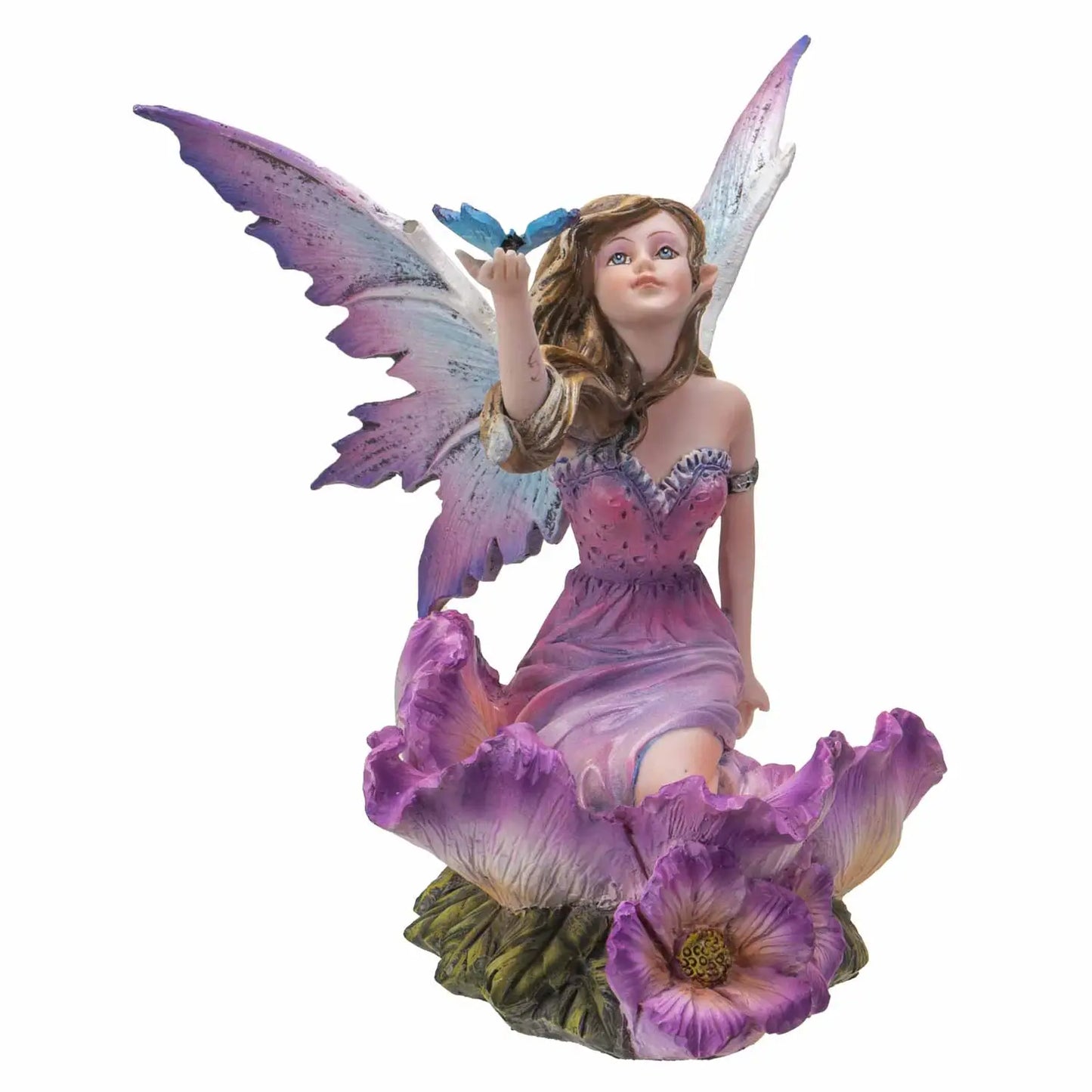 Blessing Fairy With Butterfly Figurine