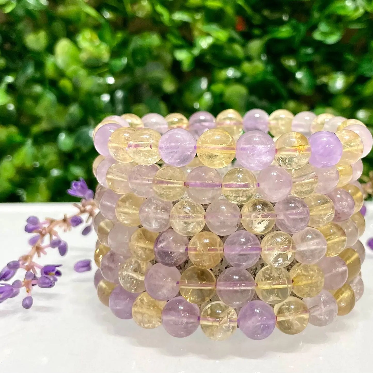 Elastic Bracelets - Ametrine