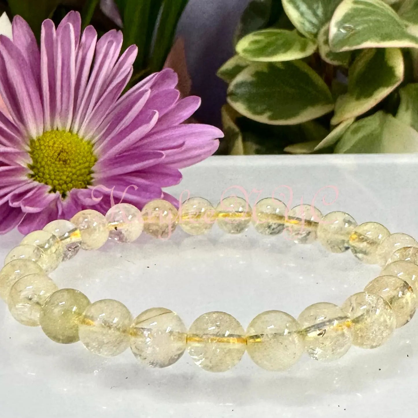 Elastic Bracelets - Citrine